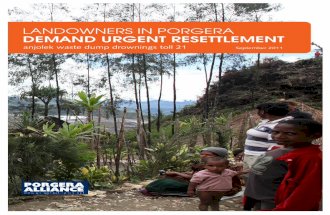 Landowners on Porgera Demand Urgent Resettlement: Anjolek Waste Dump Drownings Toll 21