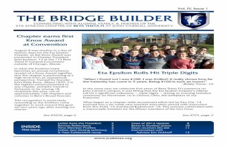 The Bridge Builder, Summer/Fall 2012