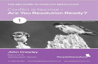 Conflict is normal abc guide to conflict resolution part 1