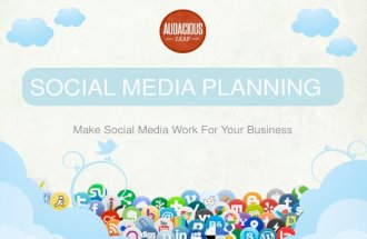 Social media planning- make social media work for your business