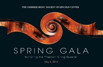 Spring Gala Invitation 2013