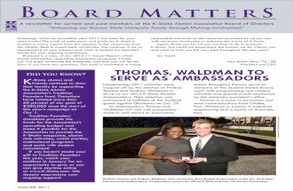 Board Matters Newsletter - Winter 2011
