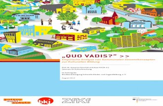 Quo Vadis? Empirische Analyse von Kommunalen Gesamtkonzepten zur Kulturellen Bildung