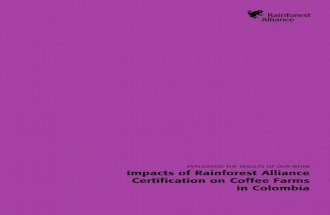Impacts of Rainforest Alliance Certification on Coffee Farms in Colombia