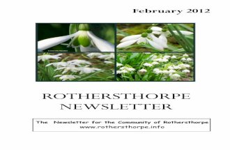 rothersthorpe village newsletter February 2012