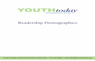 Youth Today Readership Demographics