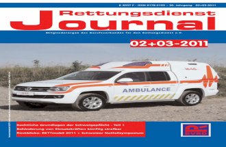 Rettungsdienst Journal Ausgabe 2+3/2011