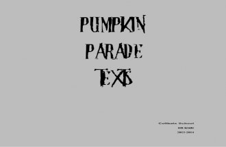 Pumpkin parade texts