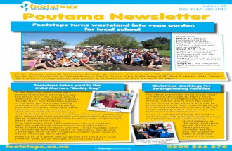 Poutama Newsletter Dec 2012 - Jan 2013 - edition 08