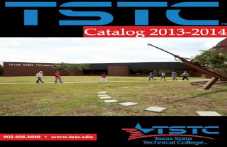TSTC Marshall Catalog 2013 - 2014