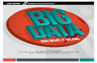 Big Data and What it Means