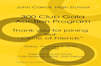 John Carroll High School Gala Program