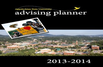 Advising Planner 2013-2014