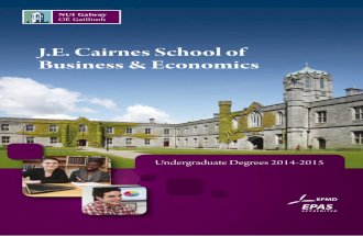 Cairnes Undergrad Prospectus 2014