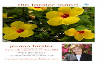 The Forster Report