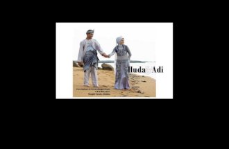 Huda & Adi photobook album