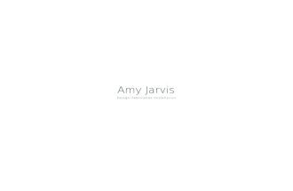 Amy Jarvis Architecture Portfolio