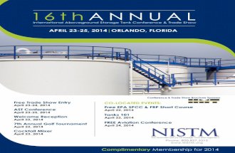 NISTM 16th Annual AST Brochure Mailer