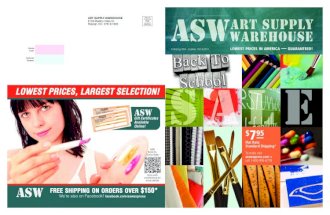 ASW Express Back to School 2011 Art Marterials Super Sale