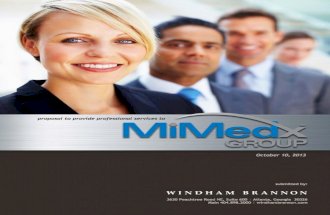 Windham Brannon Proposal for MiMedx Group