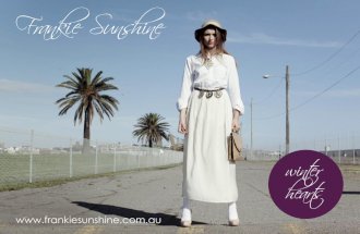 Frankie Sunshine Fashion Lookbook 2011