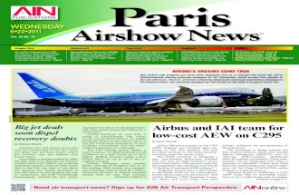 Paris Airshow News 6-22-11