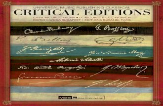 Critical Editions