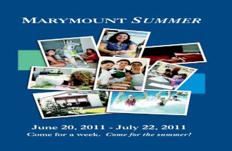 Summer 2011 Brochure
