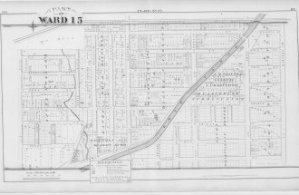 (1875) plate map dewey ave r r & otis st to driving pk
