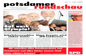 Potsdamer Rundschau, Ausgabe Juli 2008