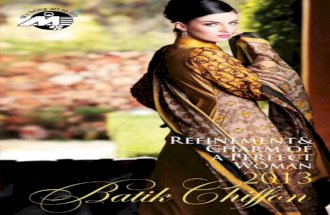 Moon Textile Batik Chiffon Collection 2013 - Clothing9.com