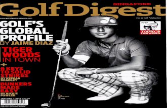Golf Digest January 2012 - Tiger at Laguna