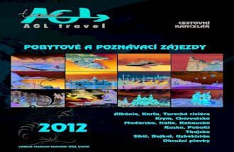 AGL travel - katalog léto 2012