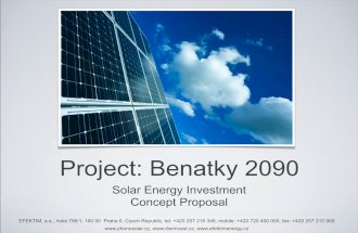 Solar Power Plant Project: Benatky 2090, Czech Republic