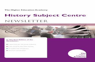 History Subject Centre Newsletter Summer 2011