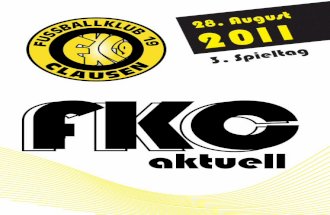 FKC Aktuell - 3. Spieltag