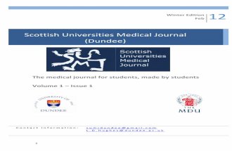 Scottish Universities Medical Journal Volume 1 Issue 1