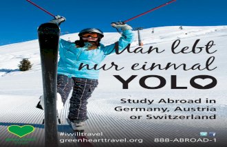 YOLO: Study in German or Switzerland