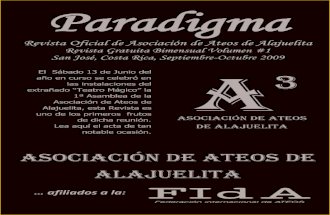 Revista Atea Paradigma Vol. #1 Sept.-Oct. 2009