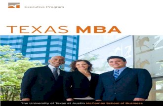 Texas Executive MBA Program Viewbook
