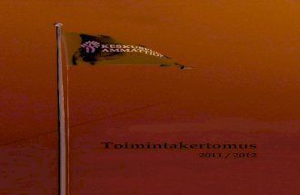 Toimintakertomus 2011-2012