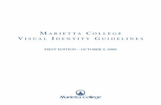 Marietta College's Visual Identity Guidelines (academic)
