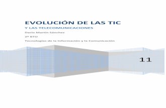 Evolución de las TIC y las telecomunicaciones
