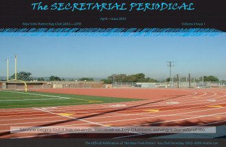 The Secretarial Periodical (Volume I Issue I)
