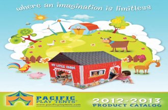 Pacific Play Tents Catalog 2012-13