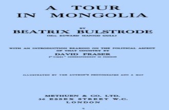 TOUR IN MONGOLIA