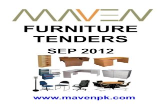 Furniture Tenders Sep 2012