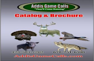 Addis Game Calls - Catalog