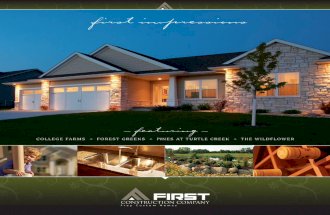 First Construction Capabilities Brochure