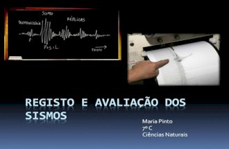 5-Registo e avaliação dos sismos